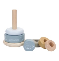 LD PYRAMIDE ANNEAUX EN BOIS - OCEAN