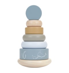 LD PYRAMIDE ANNEAUX EN BOIS - OCEAN