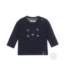 TEE-SHIRT ML BLEU OURS 18M