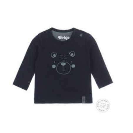 TEE-SHIRT ML BLEU OURS 18M