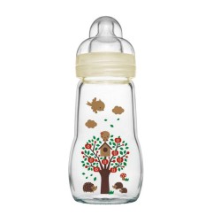 MAM BIBERON VERRE - 260ML - 0 A 6 MOIS - TETINE