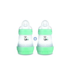 MAM BIB A-C NATUR AQUA 160ML X2