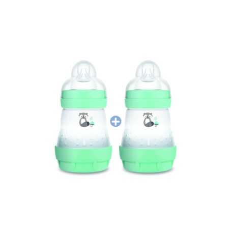 MAM BIB A-C NATUR AQUA 160ML X2
