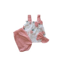 ENSEMBLE BEBE SAUMON SHORT +BANDEAU