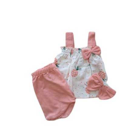 ENSEMBLE BEBE SAUMON SHORT +BANDEAU