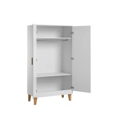 ARMOIRE 2 PORTES LOUNGE BLANC
