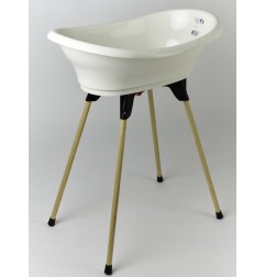 KIT BAIGNOIRE VASCO BLANC MUGUET : BAIGNOIRE + PIEDS + TUYAU DE VIDANGE
