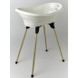 KIT BAIGNOIRE VASCO BLANC MUGUET : BAIGNOIRE + PIEDS + TUYAU DE VIDANGE