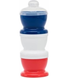 BOITE DE TRANSPORT DE LAIT TRICOLORE