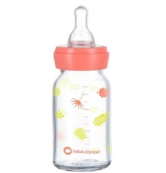 BIBERON COL ETROIT VERRE 120ML JUNGLE VIBES