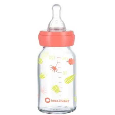 BIBERON COL ETROIT VERRE 120ML JUNGLE VIBES