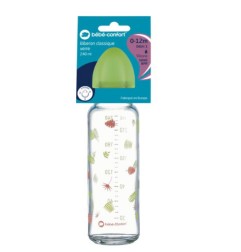 BIBERON COL ETROIT VERRE 240ML JUNGLE VIBES