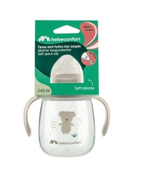 TASSE ANTI FUITE BEC SOUPLE 240ML SAND