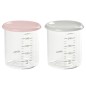 LOT DE 2 MAXI PORTIONS 240ML NUDE GREY
