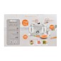 BABYCOOK DUO WHITE/SILVER
