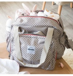 SAC GENEVE 2 PLAY PRINT GREY CORAIL