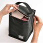 POCHETTE REPAS ISOTHERME NOIR ROSE