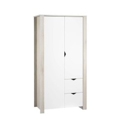 ARMOIRE 2 PORTES 2 TIROIRS TIPEE