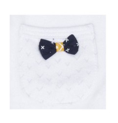 PYJAMA VELOURS BLANC FILLE