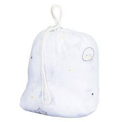 DRAPS HOUSSE COTON BIO LOT DE 2