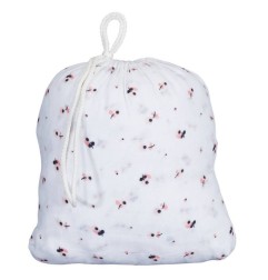 DRAPS HOUSSE COTON BIO LOT DE 2 MISS FLEUR DE LUNE