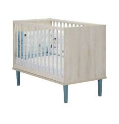 LIT BEBE 120X60 OPALINE BLEU