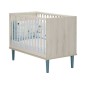 LIT BEBE 120X60 OPALINE BLEU