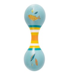 MARACAS DOUBLE BLEUE LE VOYAGE D'OLGA (EMB/6)