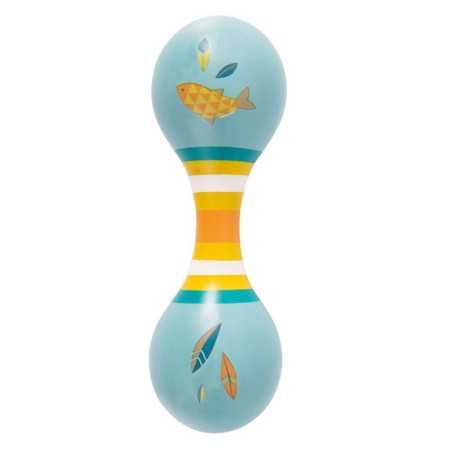 MARACAS DOUBLE BLEUE LE VOYAGE D'OLGA (EMB/6)