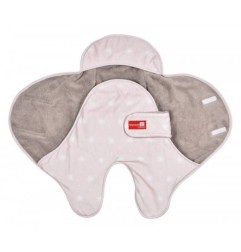 COUVERTURE BABYNOMADE® CORAL FLEECE 0-6M ROSE