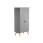 ARMOIRE 2 PORTES BOIS GRIS NAUTIS