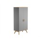 ARMOIRE 2 PORTES BOIS GRIS NAUTIS