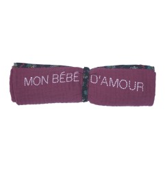 LANGE EN DOUBLE GAZE DE COTON GAUFRE