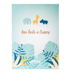 COFFRET BOITE A TRESORS + JOURNAL DE NAISSANC