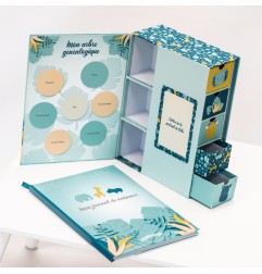 COFFRET BOITE A TRESORS + JOURNAL DE NAISSANC