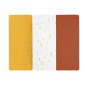 LOT DE 3 LANGES 70X70 CM-OEKO TEX