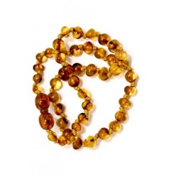 COLLIER D’AMBRE ROND POUR BEBE