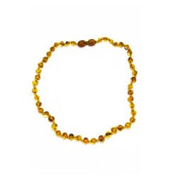 COLLIER D’AMBRE ROND POUR BEBE