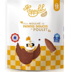 Mon mouliné de patates douces et poulet 12M
