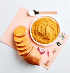 Mon mouliné de patates douces et poulet 12M