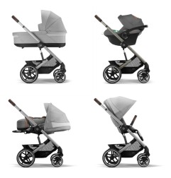 BALIOS S LUX SILVER / LAVA GREY - CYBEX