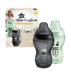 BIBERON CTN 340ML X2 DECORE