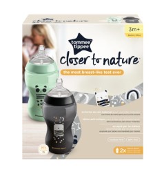 BIBERON CTN 340ML X2 DECORE