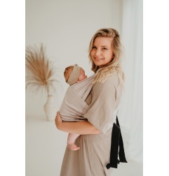 BABYLONIA BABY CARRIERS - TRICOT-EASY - WARM SAND - ONE SIZE