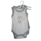 2 BODYS BRETELLE 0-3M GRIS/ROSE
