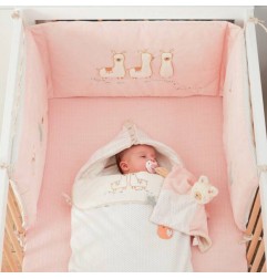 TOUR DE LIT ROSE VELOUDOUX® 33CM MORIS SACHA