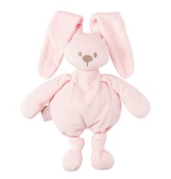 PELUCHE LAPIN LAPIDOU ROSE 36CM