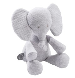 PELUCHE TEMBO JACQUARD GRIS 32CM