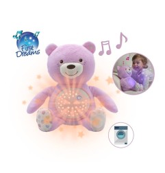 OURSON PROJECTEUR BABY BEAR ROSE FIRST DREAMS