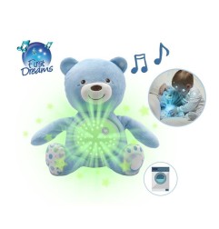 OURSON PROJECTEUR BABY BEAR BLEU FIRST DREAMS